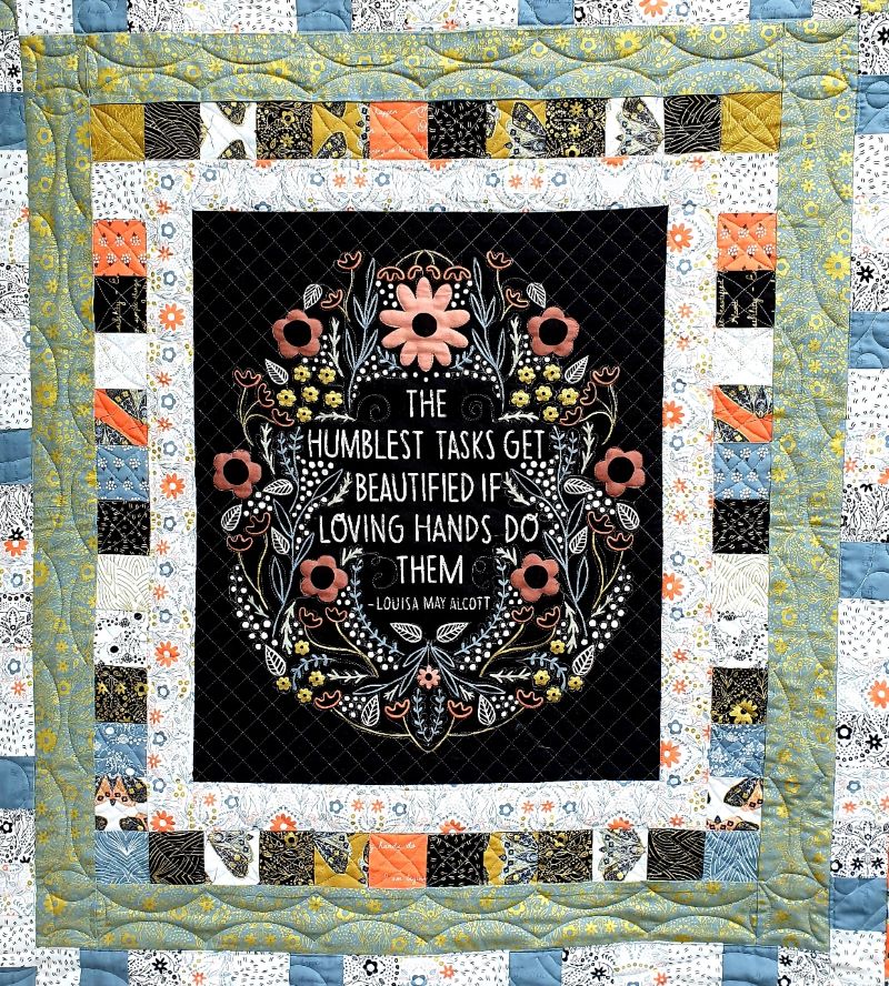 Bild 111<!-- wp:paragraph --> <p> Freemotion and Rulerquilting </p> <!-- /wp:paragraph -->